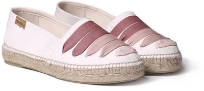 Platte espadrilles voor dames met linten | ROSE-CM