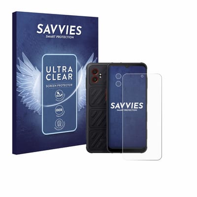 Savvies - Screenprotector voor Samsung Galaxy XCover 7 Pro (Voor+Camera) - Folie Beschermfolie transparant 18 Stuks