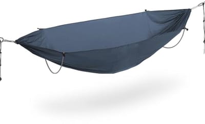 Ultralichte Dubbele Hangmat 270x140 cm met Kantelbeveiliging - Compact en Perfect voor Kamperen, Wandelen en Picknicken