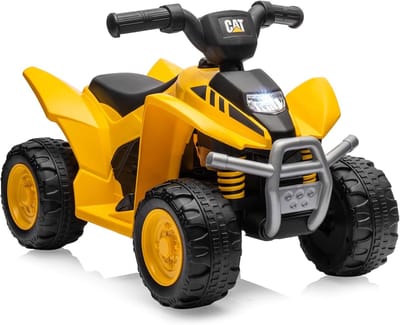 COSTWAY Elektrische quad voor kinderen, 6 V, mini elektrische quad met led-koplampen, muziek en claxon, kinderquad 2,8 km/u, elektrische auto ATV voor kinderen van 18 tot 36 maanden