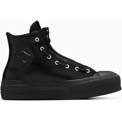Leren damesschoenen Converse Chuck Taylor All Star Lift Platform