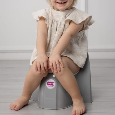 Kinderpotje Anatomisch - Plaspotje Zindelijkheid - Zindelijkheidstraining Baby - Verhoogde Voorzijde - 33.5 cm Lengte - Roze