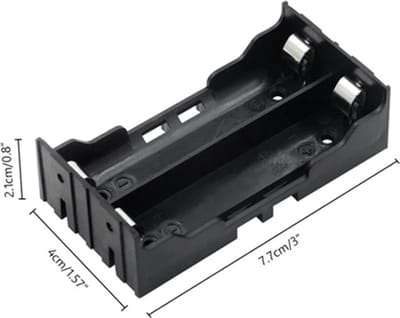 Batterijhouder 3.7V 2x 18650 voor PCB montage