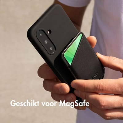 Accezz Hoesje - Geschikt voor Samsung Galaxy A36 / A56 (5G) - Liquid Silicone Backcover met Magnetische Ring - Zwart