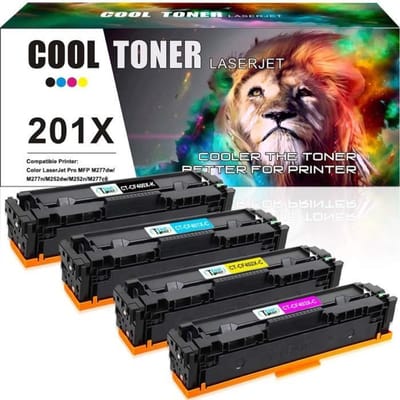 Cool Toner Compatibel voor HP 201X 201A CF400X CF400A Tonercartridge voor HP Color Laserjet Pro MFP M277dw M277n M252dw M252n