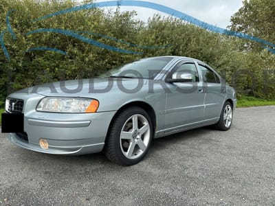 Zijwindschermen donker tbv Volvo S60 (type1) - 4 deurs Sedan bouwjaar 2000-2010 set raamspoilers visors pasvorm tbv voor & achterdeuren L+R