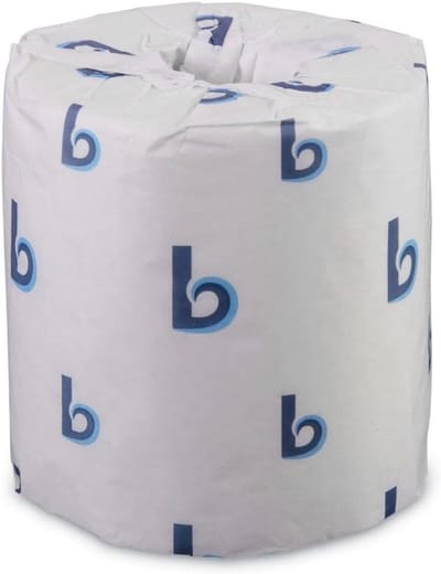 Voordelige Witte Toiletrol - 2-Laags, Zacht & Sterk - 500 Vel per Rol (Doos van 96)