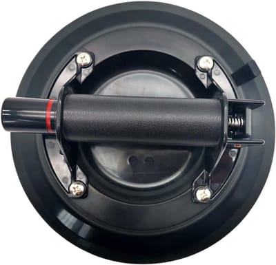 Vacuümzuignap - Tegeltiller - Platte voorwerpen tillen - Hoge zuigkracht - 10 inch - Zwart