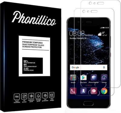 Screenprotector voor Huawei P10 - 2 stuks Beschermglas van glas Transparante glazen schermbeschermfolie