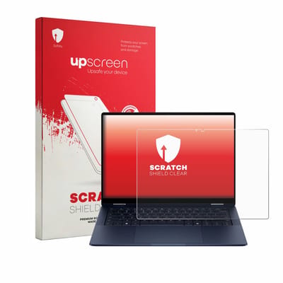 upscreen - Screenprotector voor HP EliteBook X Flip G2i 14" - Folie Beschermfolie transparant