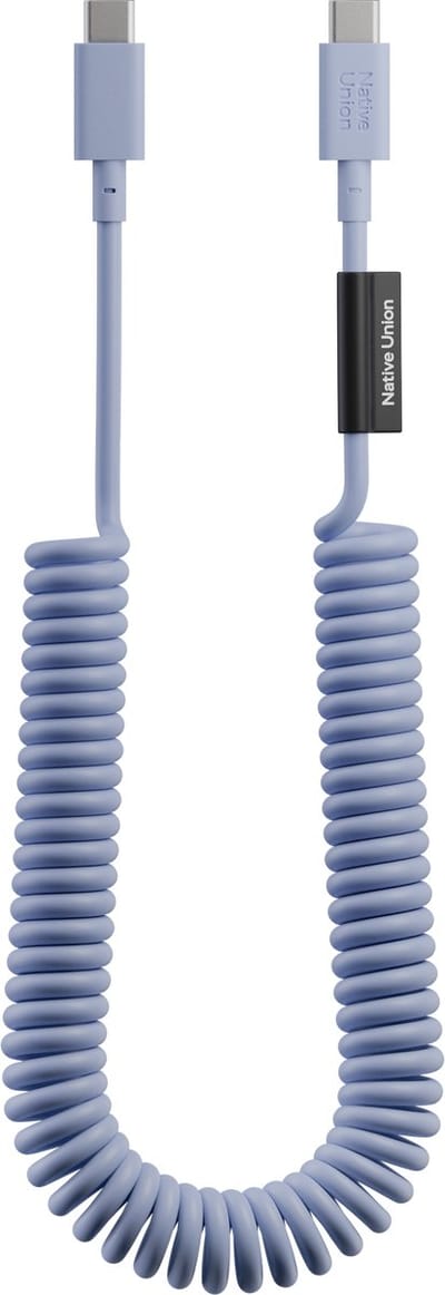 Native Union Pop Cable - Azur - USB-C naar USB-C - 2.4M - 60W