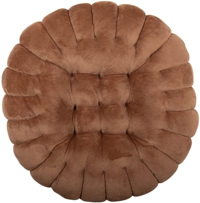 Clayre & Eef Sierkussen Ø 38x5 cm Bruin Polyester
