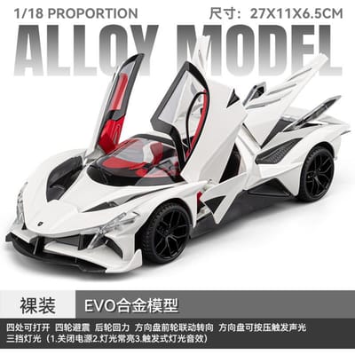 1:18 Apollo Evo Hypercar Legeringsmodel Metalen Diecast Auto Model Huis Trendy Ornamenten & Computer Bureau Decoratie Hoge Simulatie
