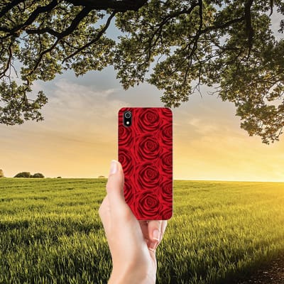 Xiaomi Redmi 7A TPU Case Red Roses