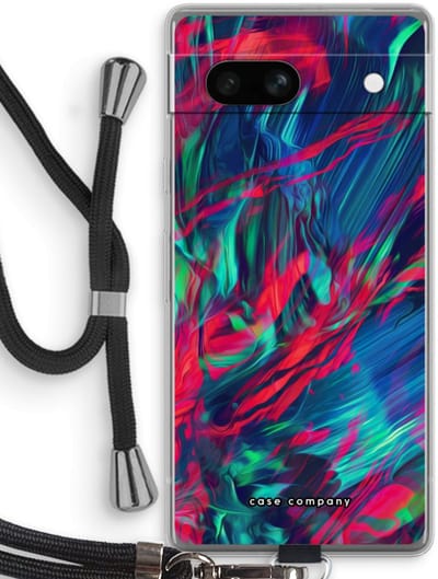 Case Company® - Hoesje met koord geschikt voor Google Pixel 7A hoesje met Koord - Pilgrims Of The Sea - Telefoonhoesje met Zwart Koord - Bescherming aan alle Kanten en Over de Schermrand