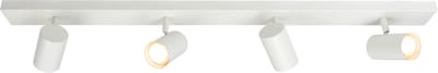 Ledvion LED Plafondspot Wit 4-lichts Dimbaar GU10 fitting zonder lichtbron
