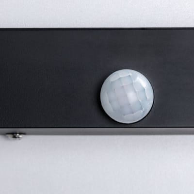 Paulmann LED Wandlamp Huisnummer Vierkant Antraciet 9W 600lm | 300x300mm - Bewegings- en lichtsensor