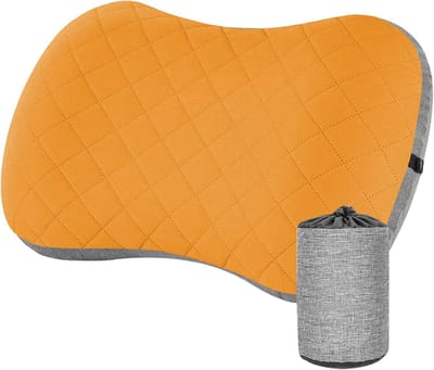 Comfortabel en Verstelbaar Opblaasbaar Reiskussen voor Camping en Reizen