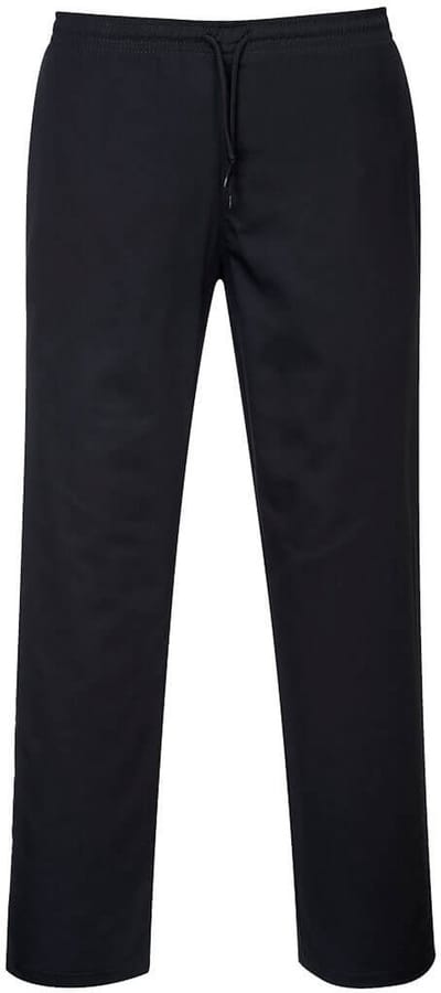 Portwest Broek met aansnoerkoord C070 - Zwart - XS