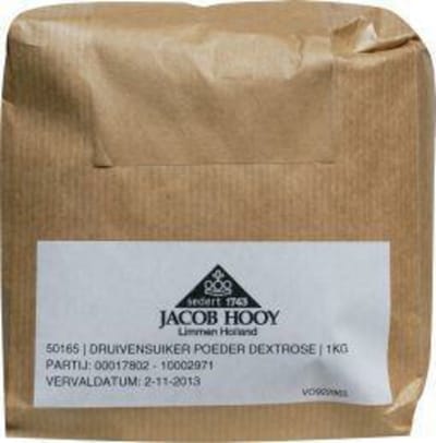 Jacob Hooy Druivensuiker Poeder - 1 kg