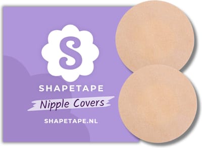 Shapetape Nipple Covers - 10 Stuks - beige - Tepelstickers - Tepelplakkers - Tepelcovers - Tepelbedekkers Tepelplakkers - Tepelstickers - Tepelbeschermers - Tepelpleisters - Boob tape - Nipple sticker