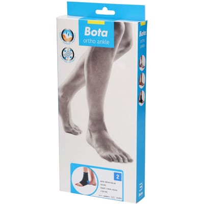 Bota Ortho AB 930 + Velcro Zwart Maat 2 1 Verband(en)