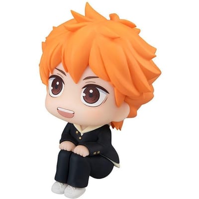 Durable Original Chibi Haikyuu !! Figurine d'Anime Kageyama et Hinata aux Cheveux Moelleux Décor de Tableau de Bord de Voiture Ornement pour Boîtier de PC beige