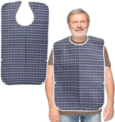 Wasbare volwassenen slabbetjes - herbruikbaar - waterproof - ideaal voor ouderen en gehandicapten - ShopVlot