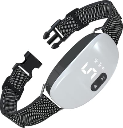 BEOANKIT® Anti Balfband - Anti Balfband Wit - Anti Blafband Kleine Honden - Anti Blafband Grote Hond - Anti Blafbanden & -Apparaten - Anti Blafband Oplaadbaar - Opvoedingshalsbanden