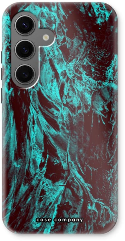 Case Company® - Hoesje geschikt voor Samsung Galaxy S24 hoesje - Ice Age - Tough Case - Maximale Bescherming alle Kanten en Schermrand