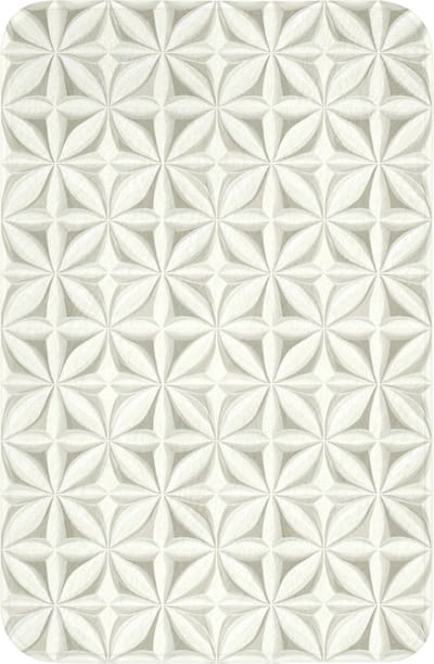 WC mat 40x60 cm - Antislip - Abstract - Structuur - Grijs - Wit - Toiletmat - Vloermat - Douchemat - Toilet tapijt - Toiletmatten