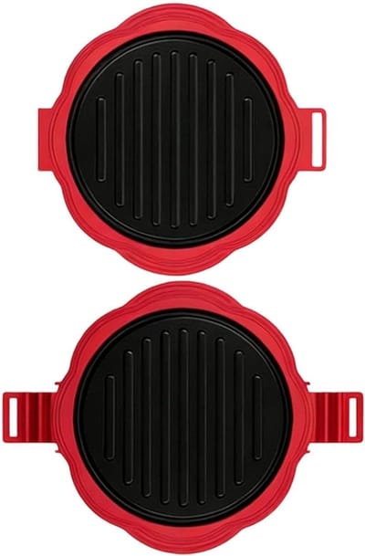 Tosti ijzer - Snack maker - Ontbijt maken - Antiaanbaklaag - 27 cm breed - Zilver