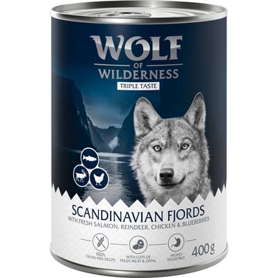 6x400g The Taste of The Taste Of Scandinavia Wolf of Wilderness Hondenvoer