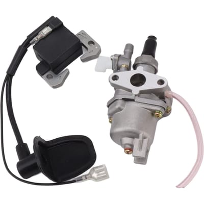Carburateur met Bobine Hoge Efficiëntie Carburateur Bobine Kit voor 47cc 49cc Mini Quad gray