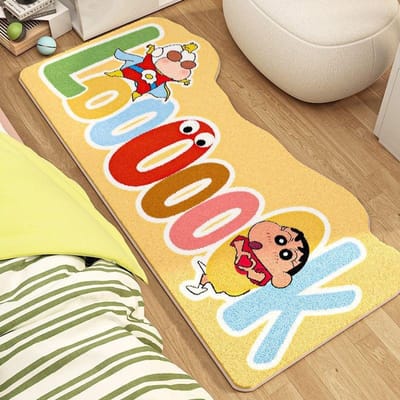 Verdikt Tapijt Slaapkamer Bedzijde Tapijt Kasjmier Vuilafstotend Lange Strook Vloermat Hoge Kwaliteit Pluche Ins Stijl Volledig Bezette Voetkussen 40 * 60 cm