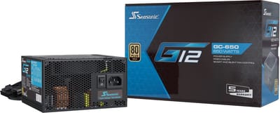Seasonic G12 GC-650 Voeding - 650 Watt - 120 mm - ATX 2.3 - 80 Plus 80 PLUS Gold