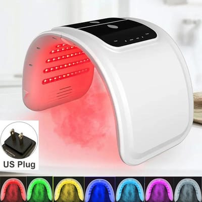 Masque Facial LED 7 Couleurs Équipement PDT SPA Appareil de Pulvérisation Faciale Rajeunissement de la Peau Lumière Machines de Beauté Faciale et Corporelle Pour Soin de la Peau