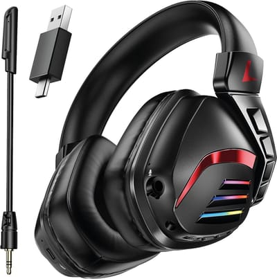 Draadloze Gaming Headset met Microfoon - Bluetooth + USB-C + USB-A - Geschikt voor PlayStation 5 Koptelefoon