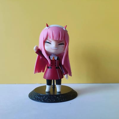 11CM Darling in the FranXX Anime Figuur 02 ZERO TWO Kawaii Model Kind Schattig PVC Statisch Speelgoed Decoratie Liefhebbers Cadeaus Poppetje No box brown