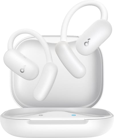 soundcore AeroFit 2 AI Assistant open-ear koptelefoon van Anker - Zit lekker zonder druk - 2x rijkere bas - Oordopjes met realtime vertaling - Hoge resolutie - 35 uur speeltijd - IP55