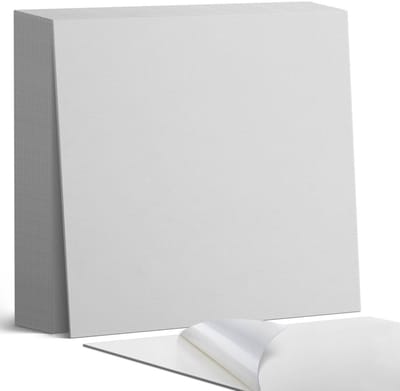 Coloray Plaktegels - Grijs Zelfklevende Tegels - 20 cm x 20 cm - Grijs Plaktegels - 20 stuks - Vierkant PVC Tegels - Plaktegels Badkamer - Plaktegels Vloer - Vinyl Tegels - Wandtegel Zelfklevend