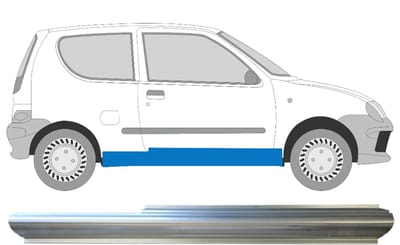 Reparatie dorpel voor Fiat Seicento 1998-2010 / Rechts