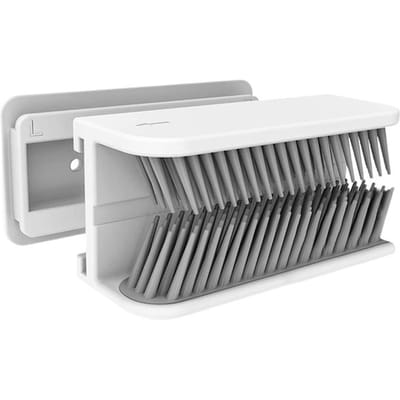 Siliconen Douche Haarvanger Wandmontage Haarstopper Haarverzamelaar Voor Wastafel Bad Badkamer Accessoires Herbruikbaar wit