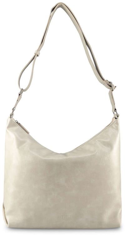 JOST Schoudertas Kiruna Hobo Bag Cream White Crème
