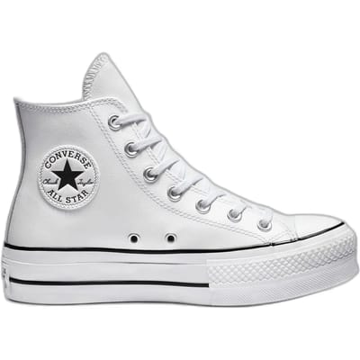Converse Chuck Taylor All Star Lift Hi Sneakers - Leren Sneaker - Dames - Wit