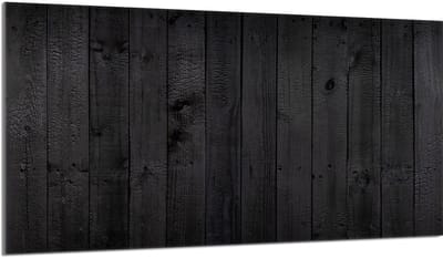 TMK ArtDeko Serie - Glazen Beschermplaat - 90x52 cm - Hout Design - Snijplank Functie