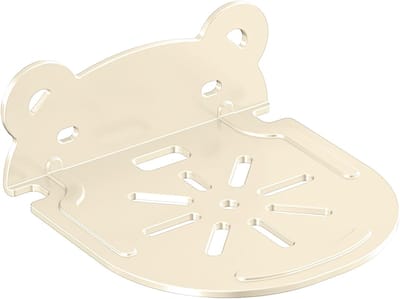 Camera Muurbeugel - Opbergplank Houder - Veilige Beveiliging - Zonder Boren - 50x120x50 mm - Wit