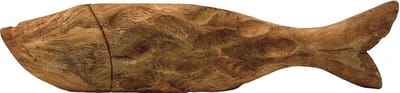 by Mooss - Beeld - Vis - Mangohout - Ornament - Decoratie - Trendy - Decoratief - Decoratie - Trendy - Uniek