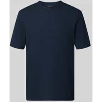 Tom Tailor - T-shirt met wafelstructuur - Maat XXL - sky captain blue