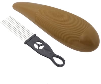 Dailygoods - Draagbaar Visvormig Percussie-instrument met Schraper
